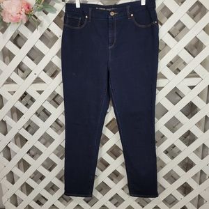Chico's So Slimming Girlfriend Slim Leg Ankle Jean Size 1 or 8